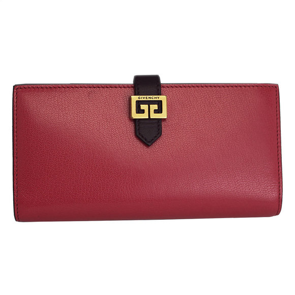 Givenchy Red Long Leather Wallet - Picture 1 of 4